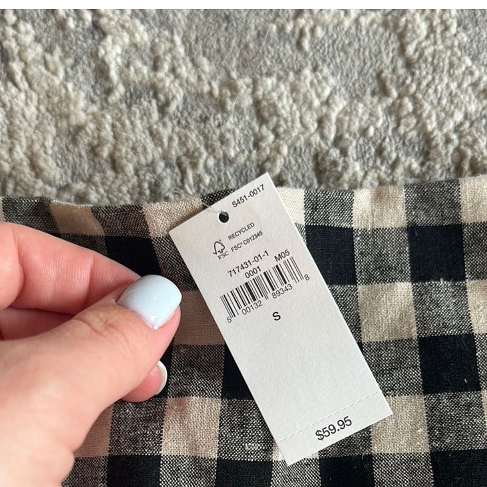 GAP NWT gingham two piece set!